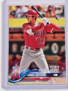Shohei Ohtani 2018 Rookie Debut Baseball Card No. US285