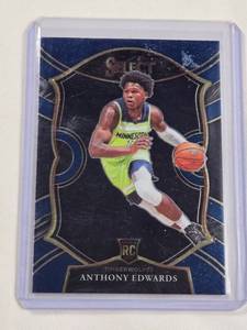 lot 75 image: Anthony Edwards Rookie 2020-21 Panini Concourse No. 61