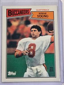 lot 80 image: Steve Young 1987 Topps No. 384