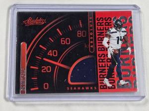 lot 87 image: DK Metcalf Absolute Football Burners Relic No. AB-11