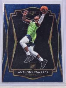 lot 89 image: Anthony Edwards Rookie 2020-21 Panini Select No. 169