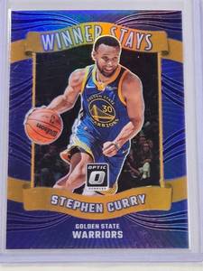 lot 94 image: Stephen Curry 2023-24 Panini Donruss Optic Winner Stays Card No. 16