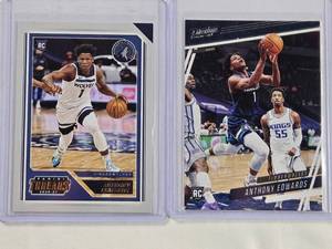 lot 121 image: Lot of Anthony Edwards Rookie Cards