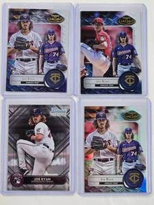 lot 139 image: Lot of 4 Joe Ryan Rookie Cards