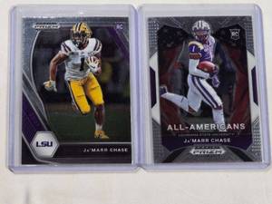 lot 148 image: Lot of 2 JMarr Chase Rookie Cards
