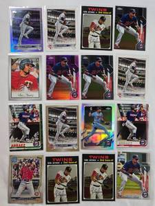 lot 161 image: Lot of 16 Luis Arraez Cards Including Rookie Cards, Gold Cards, Refractors