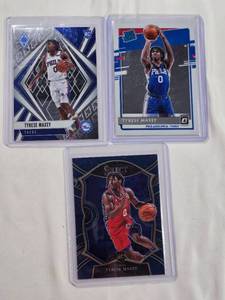 lot 165 image: Lot of 3 Tyrese Maxey Rookie Cards