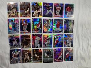 lot 176 image: Lot of 24 Chrome Refractors Including Eddie Rosario, Josh Donaldson