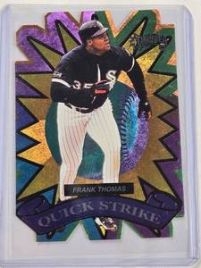 lot 198 image: Frank Thomas Quick Strike Die Cut No. 11 of 12 QS