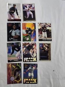 lot 207 image: Lot of 10 Frank Thomas Inserts