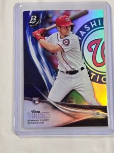 lot 211 image: Trea Turner Rookie Foil 2016 Topps Bowmans Next Generation No. NG-30