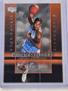 lot 247 image: Carmelo Anthony 2003-04 Upper Deck Rookie No. 3