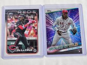 lot 249 image: Elly De La Cruz Rookie 2024 Topps Stars of MLB No. SMLB-23