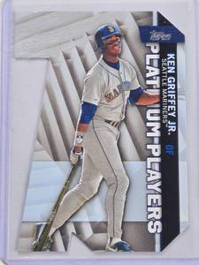 lot 251 image: Ken Griffey Jr. Platinum Players Die Cut 2021 No. PDC-14