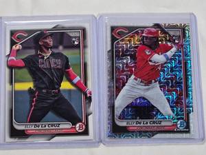 lot 256 image: Lot of 2 Elly De La Cruz Rookie Cards