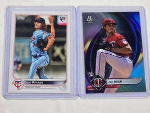 lot 265 image: Lot of 2 Joe Ryan Rookie Cards