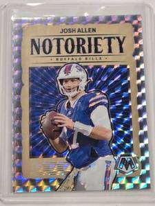 lot 272 image: Josh Allen 2024 Panini Mosaic Prizm - Notoriety Series No. 4
