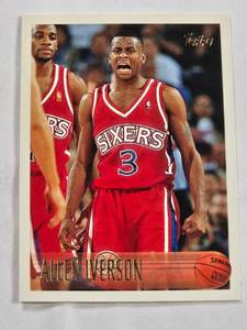 lot 273 image: Allen Iverson 1996-97 Rookie Basketball Card Topps #171
