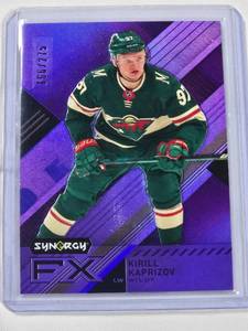 lot 276 image: Kirill Kaprizov Synergy FX Purple Foil SP No. FX-KK, Numbered  166175