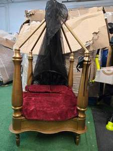 Fancy Antique Pet Castle Bed ( 24L x 24 W x 46H)