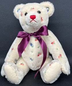 Super Special - Steiff - Margarete Steiff Edition Teddy Bear with Flowers - 13" - 076/500 - 2000