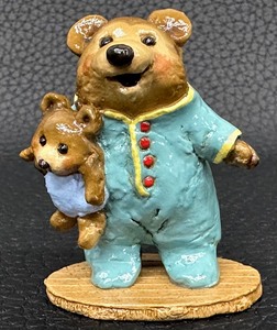 lot 115 image: Wee Forest Folk Bears - Nightie Bear  BB-10 (2000)