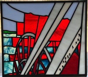 lot 175 image: Original Stained Glass Art