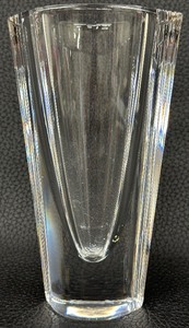 lot 41 image: Orrefors Crystal Marin Cut Vase - Signed
