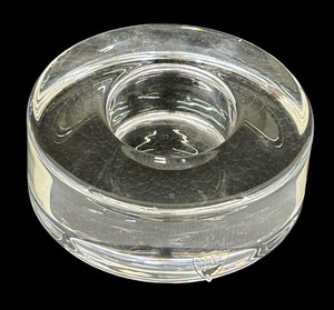 lot 173 image: Vintage Orrefors Crystal Candle Holder