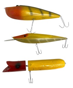lot 118 image: Three Large Decorative Fishing Lures