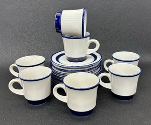 lot 98 image: Noritake Stoneware Cups and Saucers