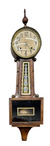 lot 100 image: Vintage Ingraham Banjo Clock