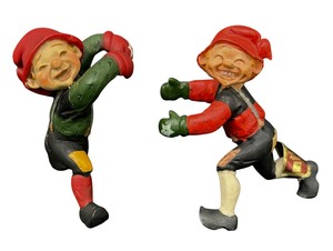lot 108 image: Jolly Vintage Candy Designs of Norway Figurines