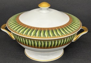 lot 6A image: Beautiful Philippe Deshoulieres - Jardins de Florence Footed Soup Tureen