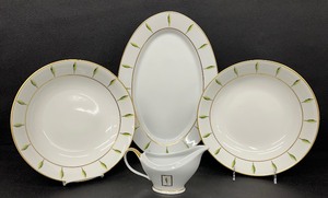 lot 96A image: Philippe Deshoulieres - Toscane Serving Pieces - Lot of Four