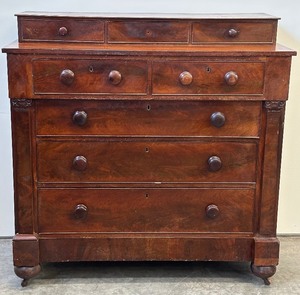lot 32A image: Beautiful Antique Mahogany Dresser