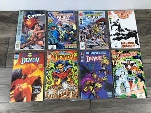 lot 262 image: Lot of 8 DC Comic Books - The Demon - Starman - Superman - Captain Atom