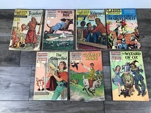lot 264 image: 7 - Vintage Comic Books - Clumsy Hans - Wizard of Oz and More