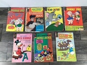 lot 269 image: 7 - Gold Key Comic Books - Uncle Scrooge - Heckle & Jeckle - Walt Disney - Porky Pig & Bugs Bunny - Tom & Jerry -