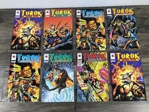 lot 280 image: Lot of 8 Valiant Turok Comic Books