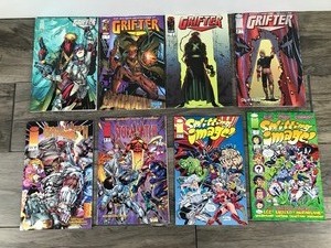 lot 283 image: Lot of 8 Image Comic Books - Stormwatch - Splitting Image - Grifter