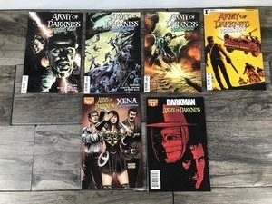lot 286 image: Lot of 6 Dynamite Comic Books - Army of Darkness