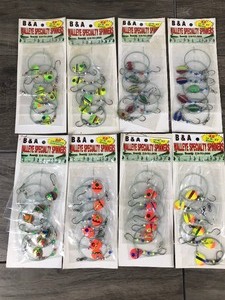lot 318 image: 8 - Packs of Walleye Specialty Spinners - 6 in each pack - 48 Total