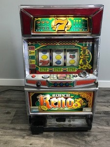lot 332 image: Yamasaco LTD Super Keno Type A Coin Operated Slot Machine