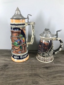lot 402 image: 2 - Collectible Steins - German Stein  Terry Redlin Stein