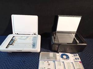 lot 34 image: Cannon and HP printers