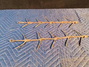 lot 36 image: 2 Vintage metal corn dryers