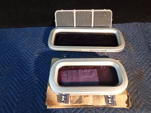 lot 103 image: New Lg and Sm boat cabin camper windows with screens