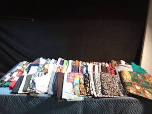 lot 234 image: Tote of smoke free cotton and cotton like material