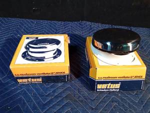 lot 154 image: 2 New boat Vetus mushroom ventilator